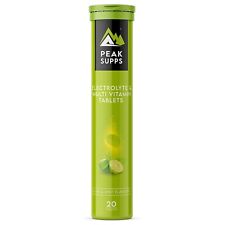 Electrolytes Effervescent Tablets - Lime Mint Flavour | Hydration Dissolvable