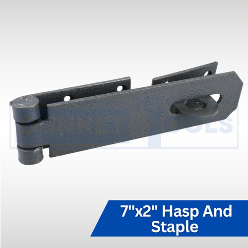 Gate latch hasp and staple - latch,