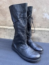 Trippen Black Slip on  Lace