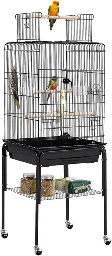 Open top parrot cage x - top, 46.5