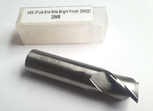 Flute end mill hss metric - 2,