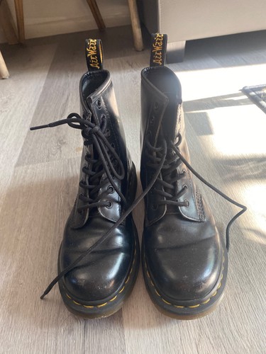 Black doc marten boots size - doc,