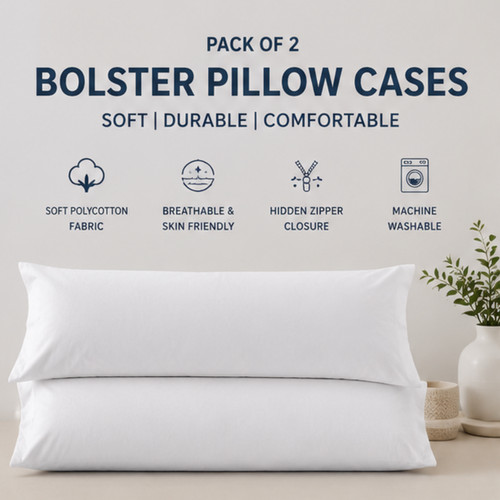 Pack polycotton bolster - polycotton,