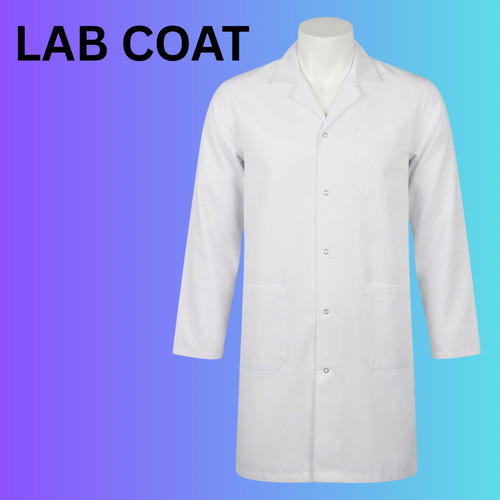 White medical lab coat - white,