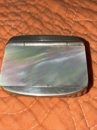 Vintage mop snuff pill box - mop,