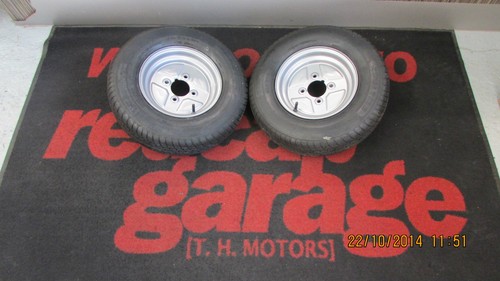 Pair 145 wheels and - pair,