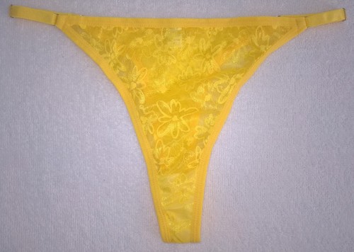 Sexy sheer yellow - sheer, adjustable
