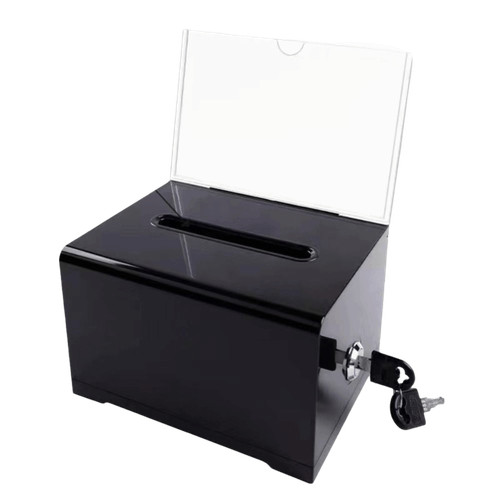 Solid ballot box acrylic - ballot,