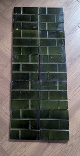 Set reclaimed green brick - set,