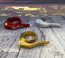 Salsa Flip Lock Quick Release QR Bike Seat Seatpost Clamp 32mm GOLD Collar