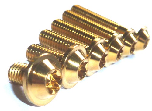 Bolts titanium gold - 35, mm
