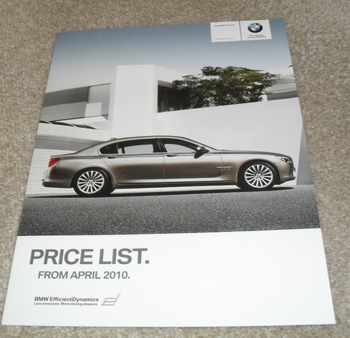 Bmw series price - 7, 2010