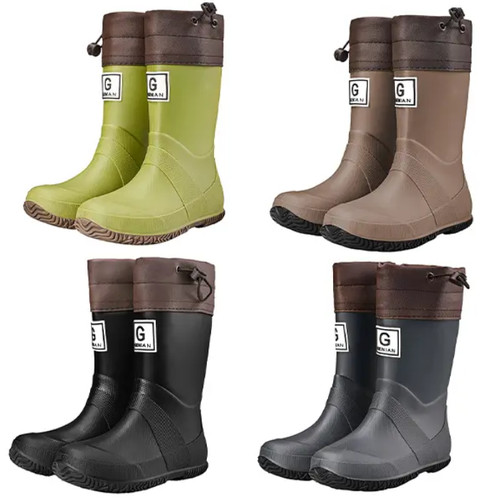 Men rainshoes mid - rainshoes, calf