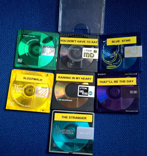 Mini discs used - used, with