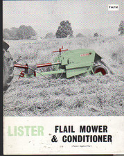 1967 Lister Flail Mower and
