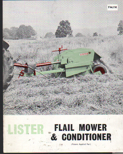1967 lister flail - lister, mower