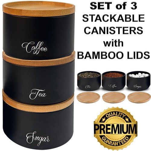 Tea coffee sugar - tea, canister