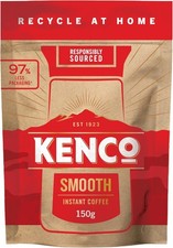 Kenco Smooth Instant Coffee Refill 150 g x 5 (750 g Total)