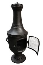 Solid Cast Iron Chimenea Heavy