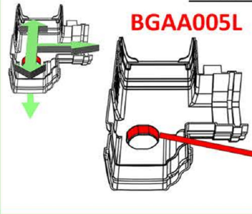 Bgaa005 165mm inline - +,