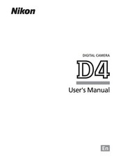 NIKON D4  DIGITAL CAMERA