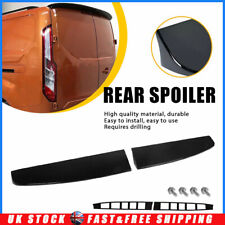 FOR FORD TRANSIT CUSTOM 2012-2020 GLOSS BLACK REAR TWIN BARN DOOR ROOF SPOILER