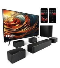 Ultimea Poseidon D80 Soundbar 7.1 Channel Subwoofer Speaker Kit, Dolby Atmos