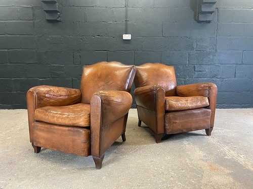 Pair french leather - french,