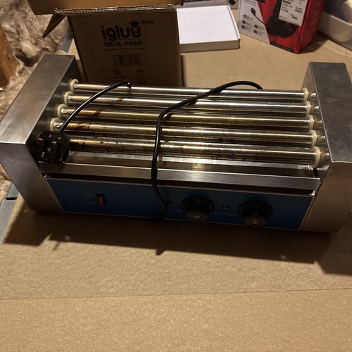 Commercial hot dog - dog, broiler