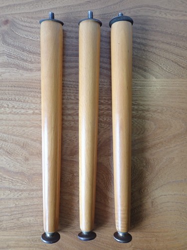 Tapered wooden dansette - 3, legs