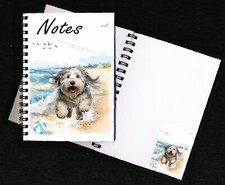 Old English Sheepdog Notebook/Notepad + small image on each page by Starprint