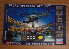 Rare Advertising LEGO Technic 8560 Pneumatic Crane Truck 8485 Control Centre 1995