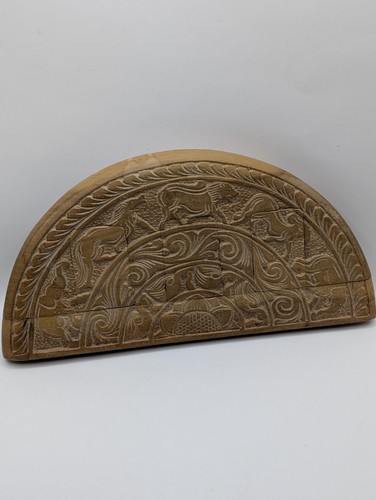 Vintage hand carved wooden - hand,