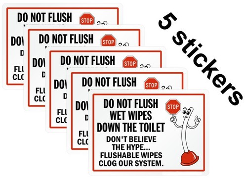 Not flush wet - flush, wipes