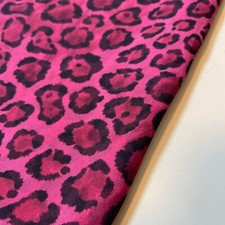 Floral Leopard Crepe Chiffon