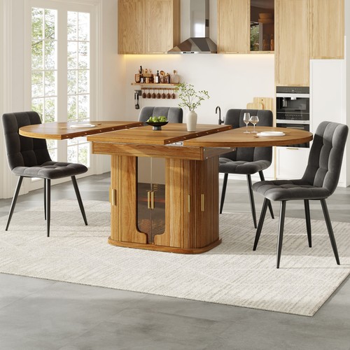 Extendable round oval - extendable,