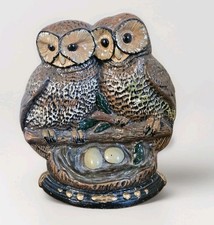 Vintage Cast Iron Owl Door