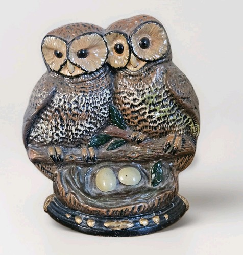 Vintage cast iron owl - vintage,