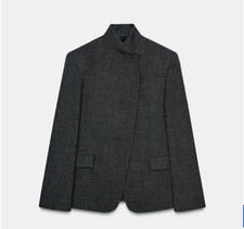 Zara 100% Wool Button Blazer