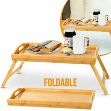 Bamboo wooden bed tray - tray, with