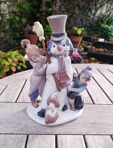 Lladro snowman figurine - lladro,