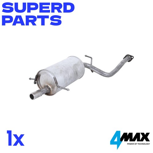Exhaust system rear silencer - exhaust,