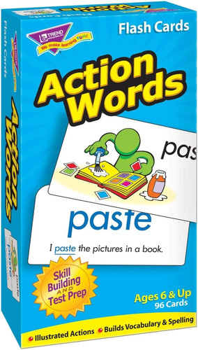 Flash cards words vocabulary - flash,