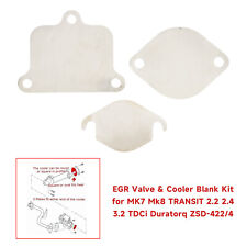 EGR Valve & Cooler Deleted Kit for MK7 Mk8 TRANSIT 2.2 2.4 3.2 TDCi ZSD-422 UK