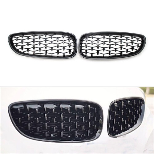 Pair front upper bumper grille - pair,