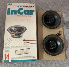 Blaupunkt InCar 2-Way Speakers 50W for collectors or vintage cars