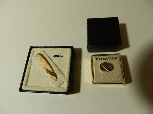 Vintage swank gold tie clip - swank,