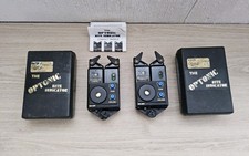 2 x VINTAGE OPTONIC SUPER SPECIAL COMPACT BAIT ALARMS,  FISHING TACKLE 