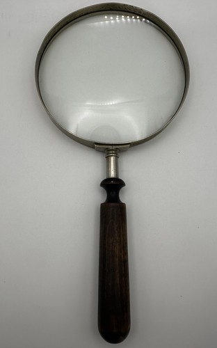 Vintage large magnifying glass - vintage,