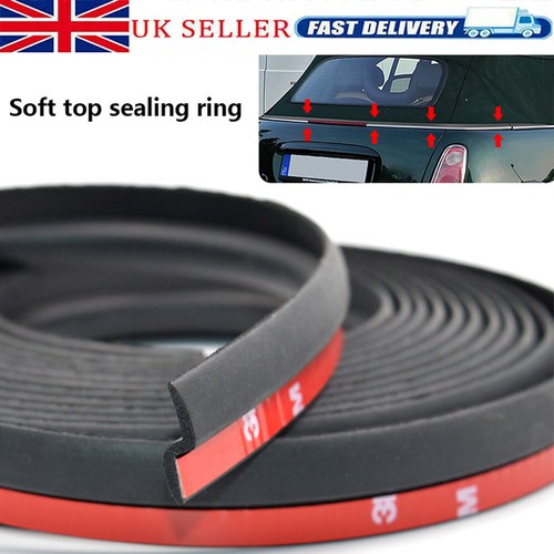 Rear soft top roof weather - top,